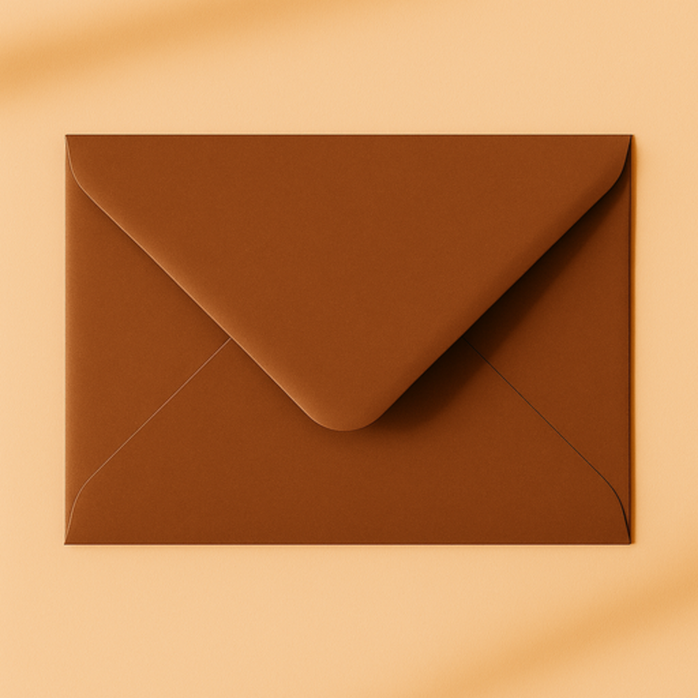 Envelop 12x18 metallic bronze