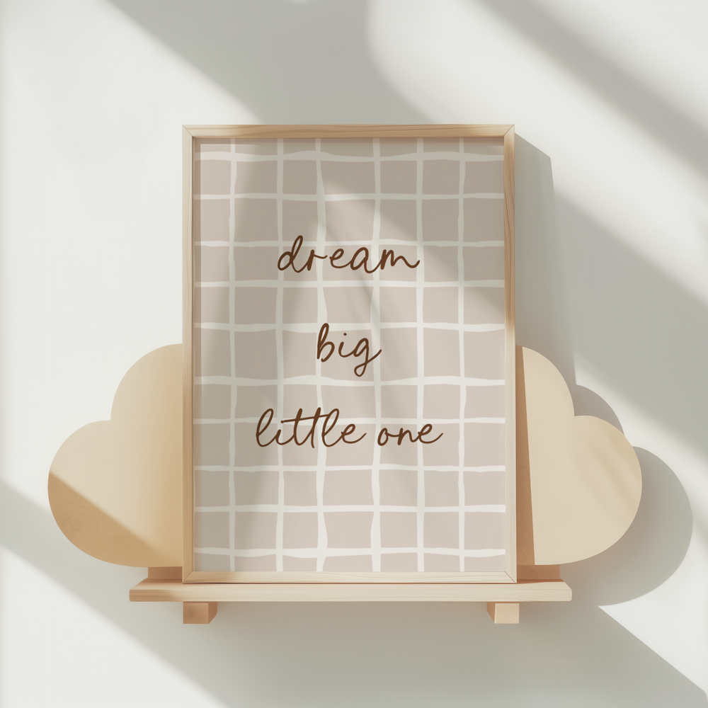 Poster meisje dream big little one
